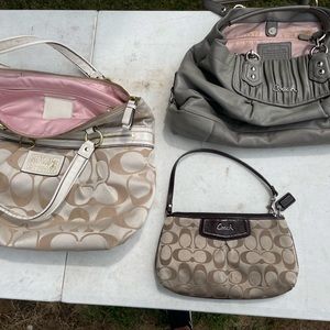 Used coach purse lot